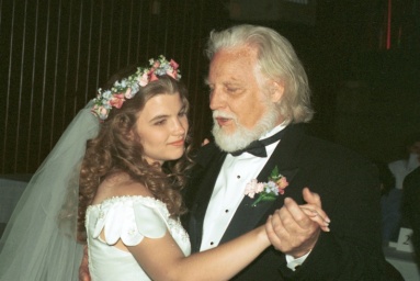 [Dawn and her father share a special moment]